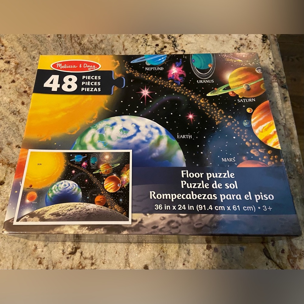 (2) Melissa & Doug 48 Piece Floor Puzzles